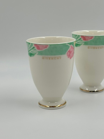 Стакан с зелёной каймой Givenchy by Yamaka