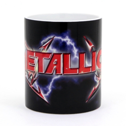 Кружка Metallica лого в молнии (022)