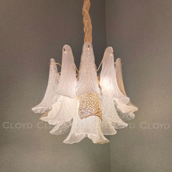 Люстра Cloyd WASABI C7 / Ø50 см - керамика - золото (арт.11325)