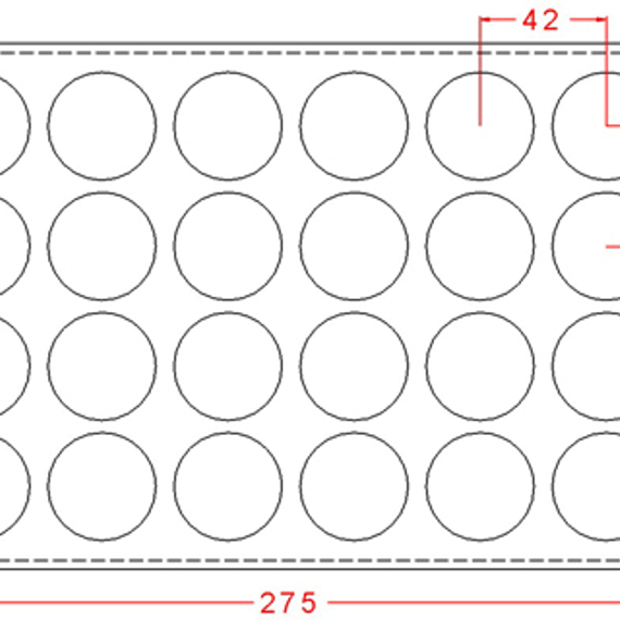 517 | Форма &quot;Плоская полусфера&quot; (275*175 мм)