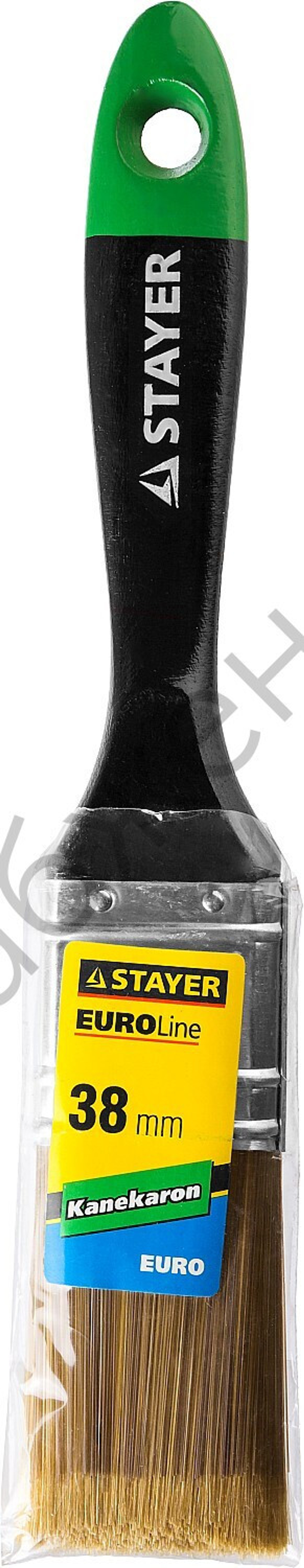 STAYER AQUA-KANEKARON 38 мм, 1,5″ искусственная щетина, деревянная ручка, Плоская кисть (0106-038)