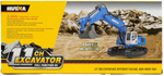 Радиоуправляемый экскаватор HUI NA TOYS масштаб 1:18 2.4G - HN1558-BLUE