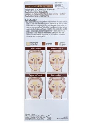 PHYSICIANS FORMULA Палетка контуринг стробинг (Хайлайтер, Бронзер, Контуринг) Bronze Booster Glow-Boosting Strobe and Contour Palette, 9 г