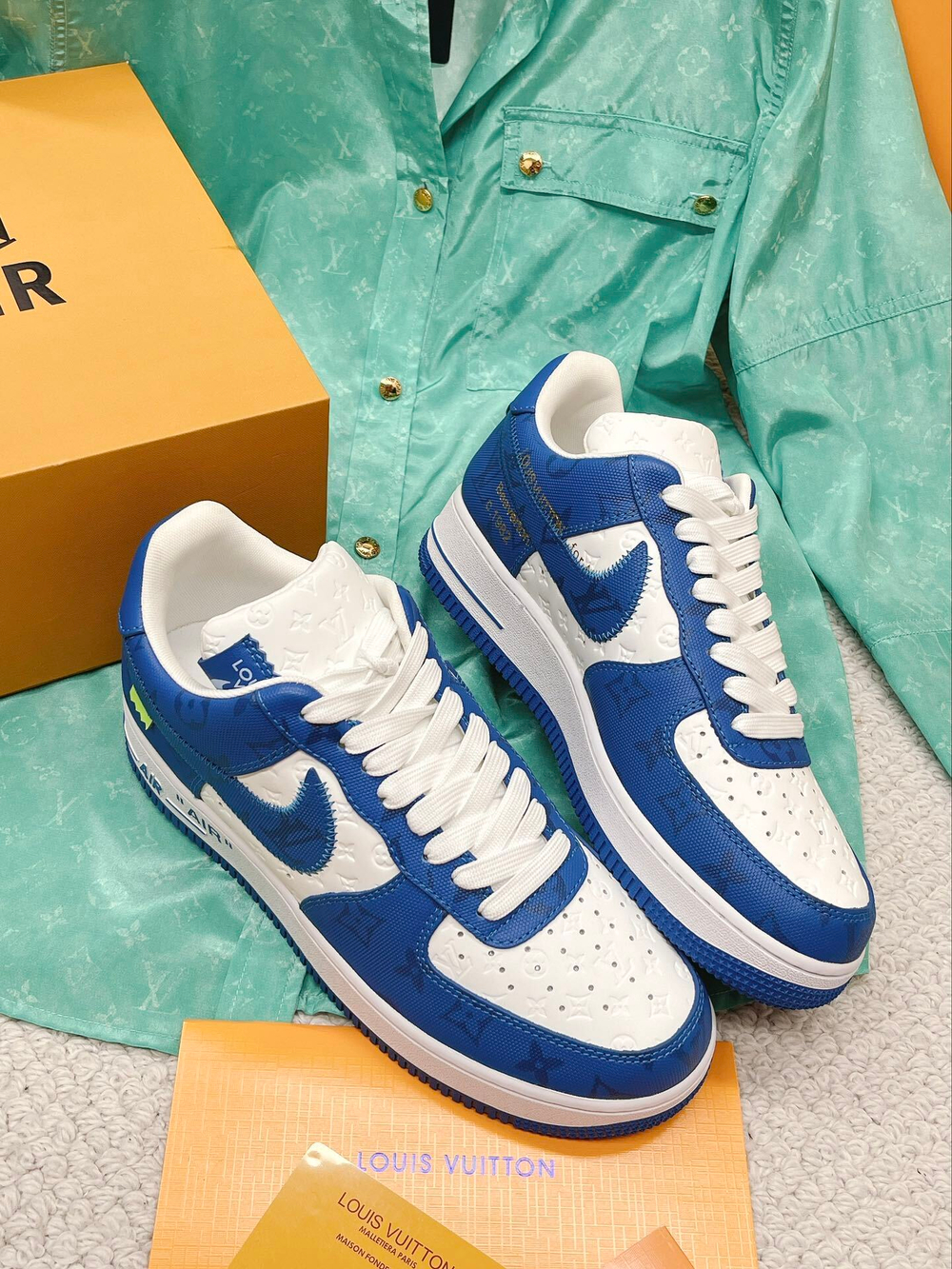 Louis Vuitton and Nike Air Force
