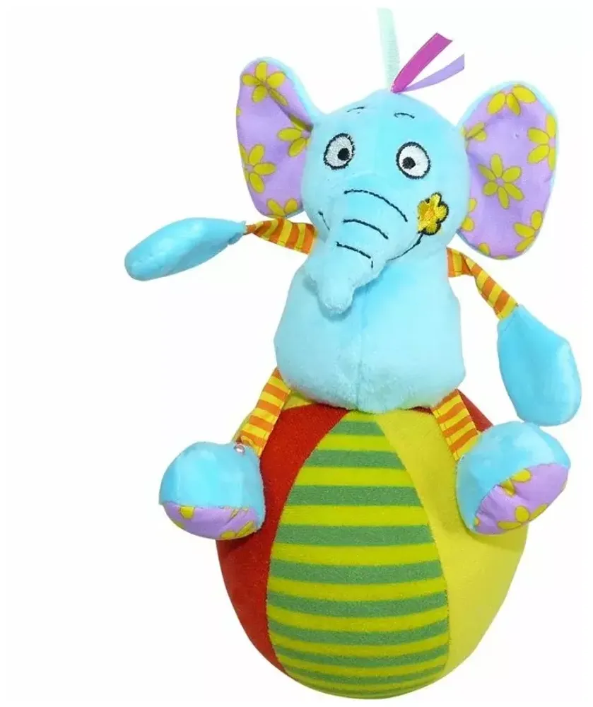 BIBA TOYS Развивающая игрушка на мячиках Мои друзья из джунглей 12*12*20 см