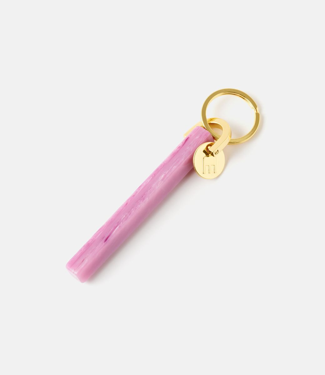 Machete Bar Keychain in Orchid Gold — брелок из ацетата