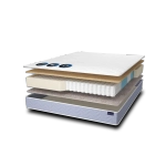 Матрас BuyFine, 16 см, средняя жесткость, независимые пружины