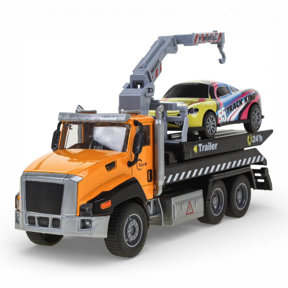 Автовоз ин. + 4 машинки, коробка W2213-20