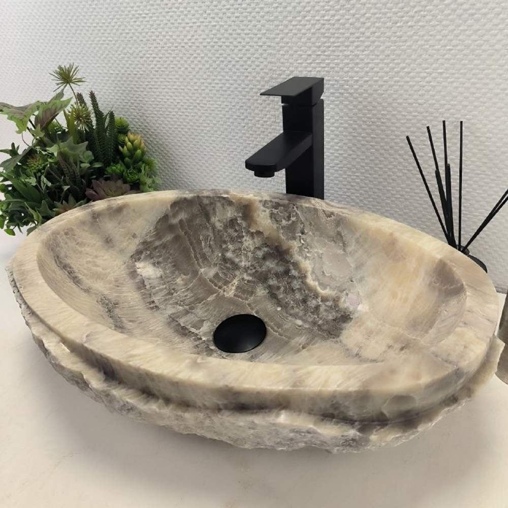 Раковина из оникса Oval Marmo Wave OO-62538 58*38*15 0103