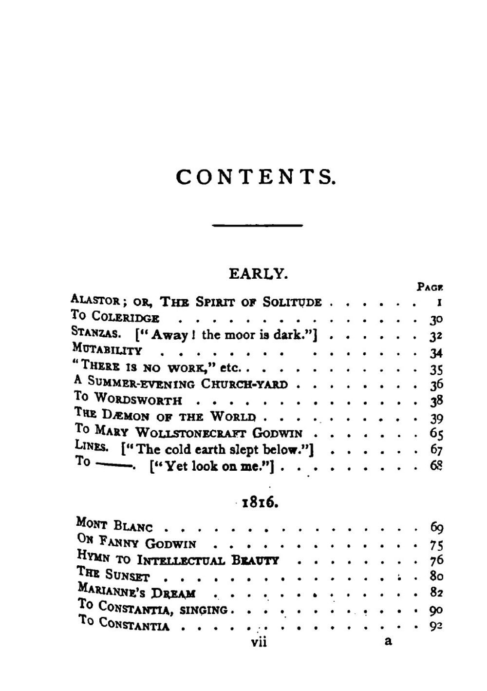 Poems selected from Percy Bysshe Shelley | Percy Bysshe Shelley