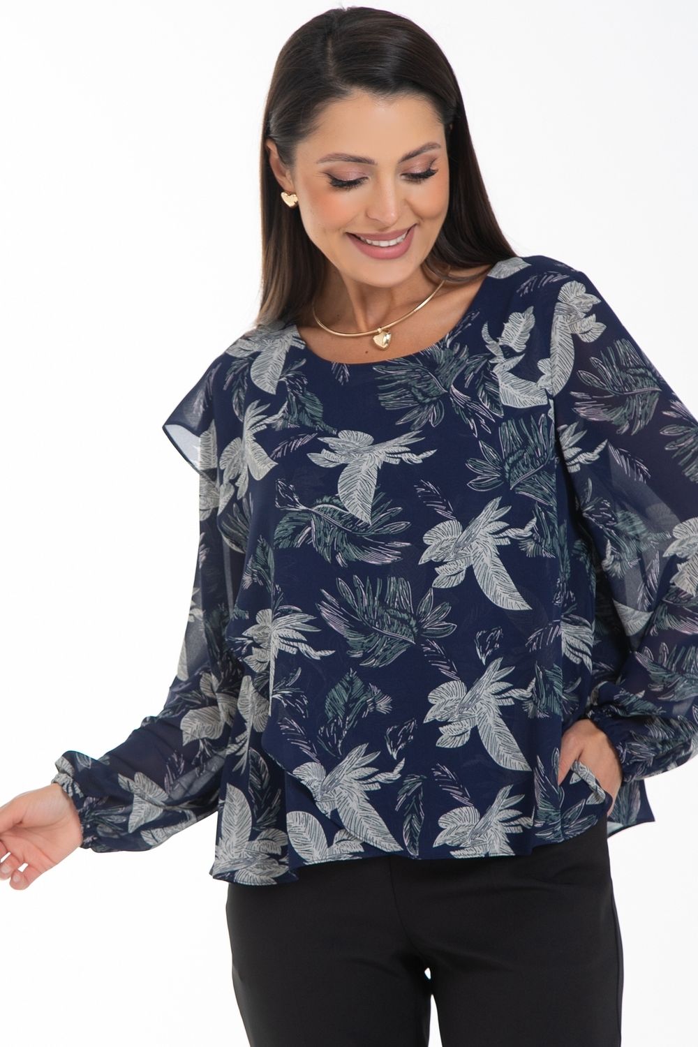 Блуза Красивая из шифона (найт) Diolche