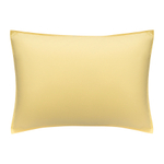 Комплект постельного белья из стираного перкаля светло-желтого цвета из коллекции essential, 200х220 см