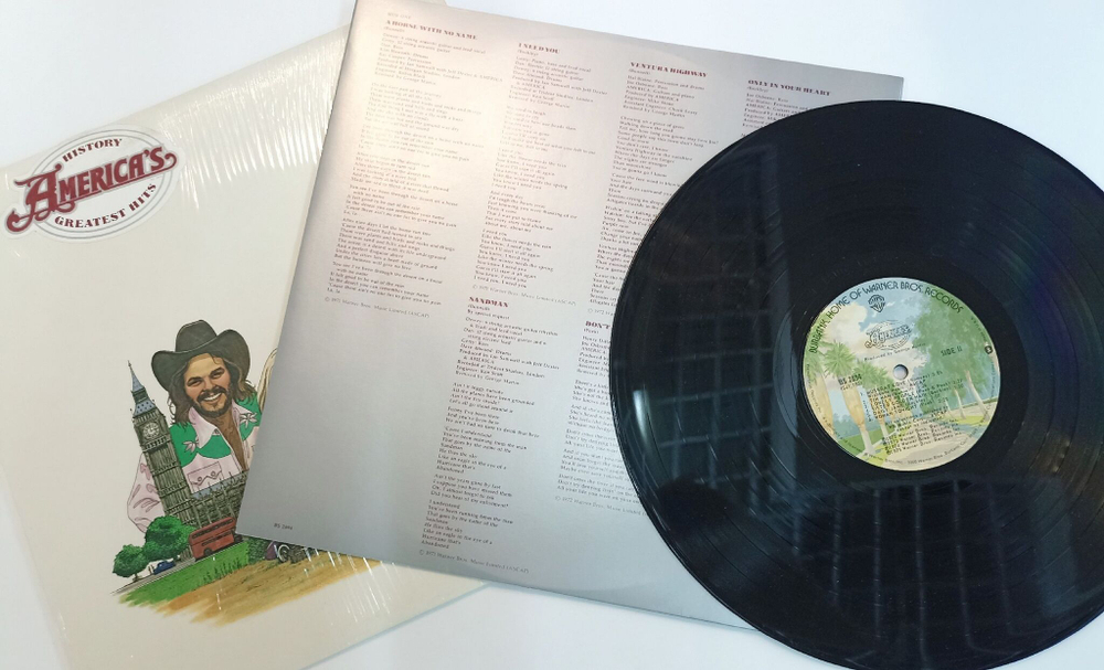 Винтажная виниловая пластинка LP America History Americas Greatest Hits (USA 1975)