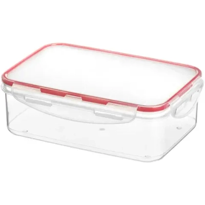 Контейнер для продуктов «Modena» прямоугольный 1,5л с защелками (бесцветный)