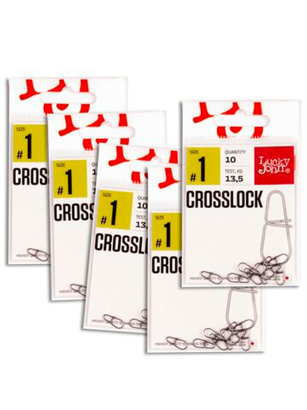 Застежки LJ Pro Series CROSSLOCK 001 5х10шт. набор
