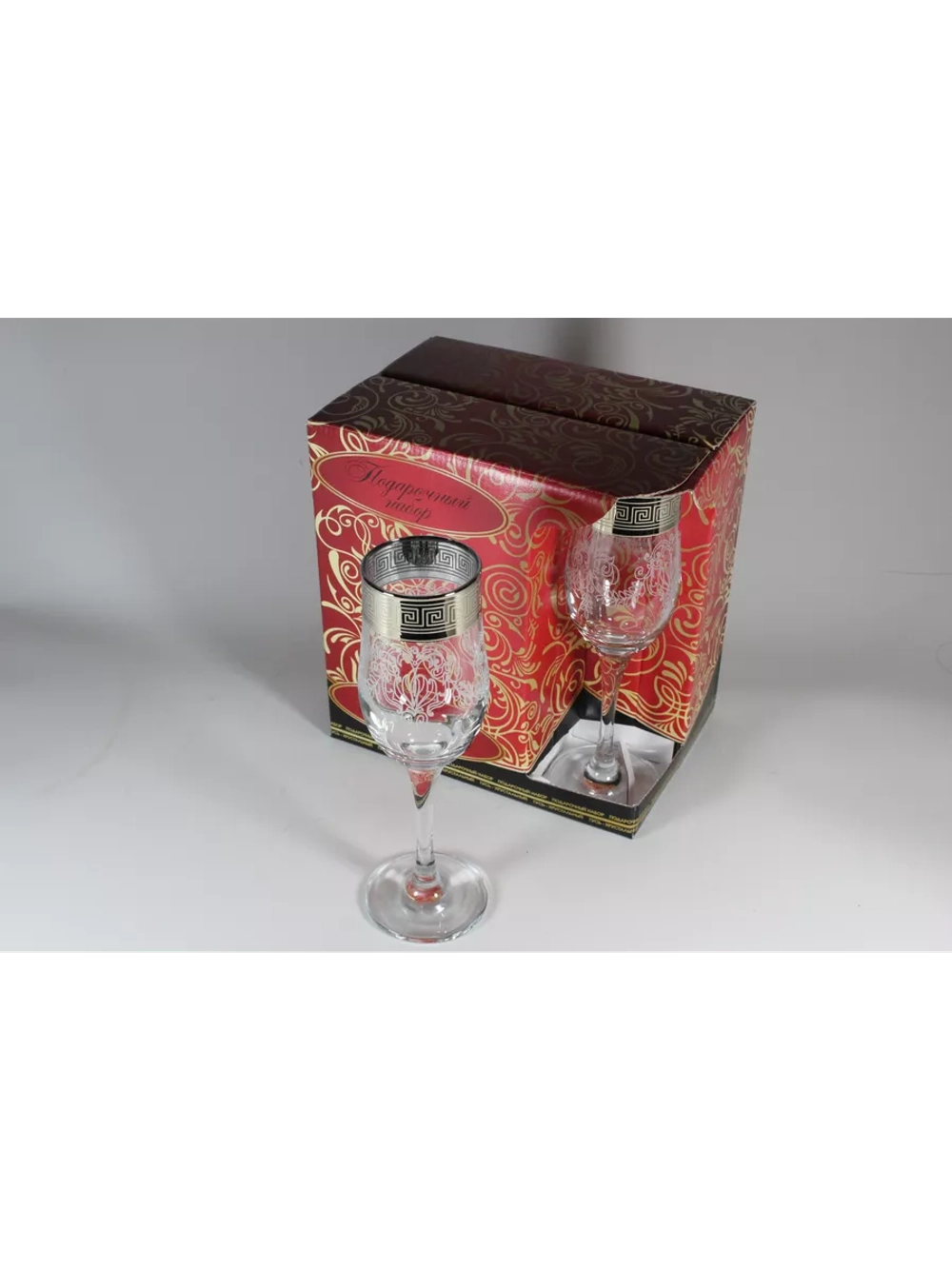 Бокалы для шампанского 6 штук Барокко