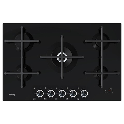 Газовая стеклянная варочная панель Korting HGG 9766 ICPTN