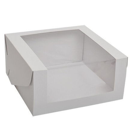 Коробка 225*225*110 с окном углом