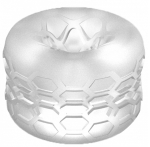 Прозрачный мастурбатор №94 - Reversible Masturbator and Bumper (Цвет: прозрачный)