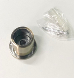 Кронштейн Ост боковой торцевой закрытый d25 мм, цвет бронза