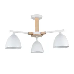 8095/3C MODERNI LN25 268 белый/белый металл, дерево/металл Люстра потолочная Е27 3*60W 220V COLANGE