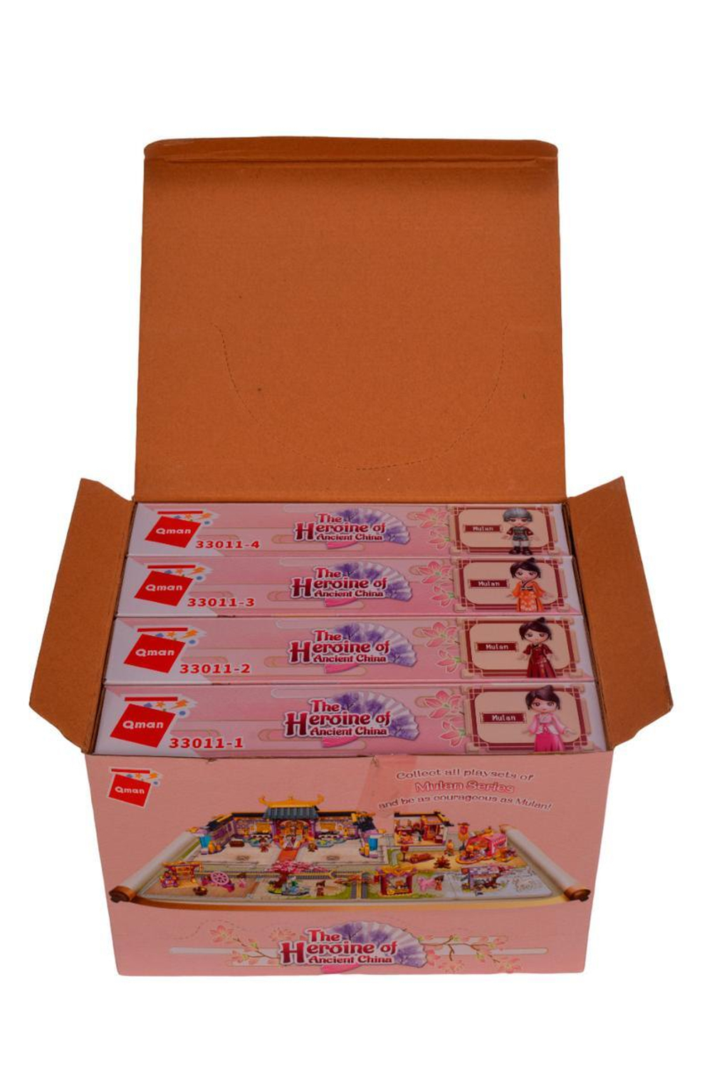 Конструктор блочный Брик для девочек, коробка 33011