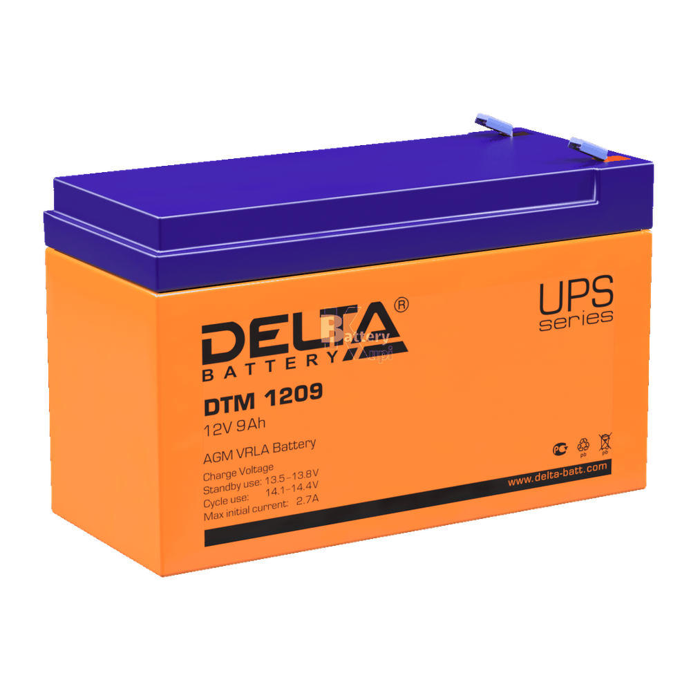 Аккумулятор Delta DTM 1209 (AGM)