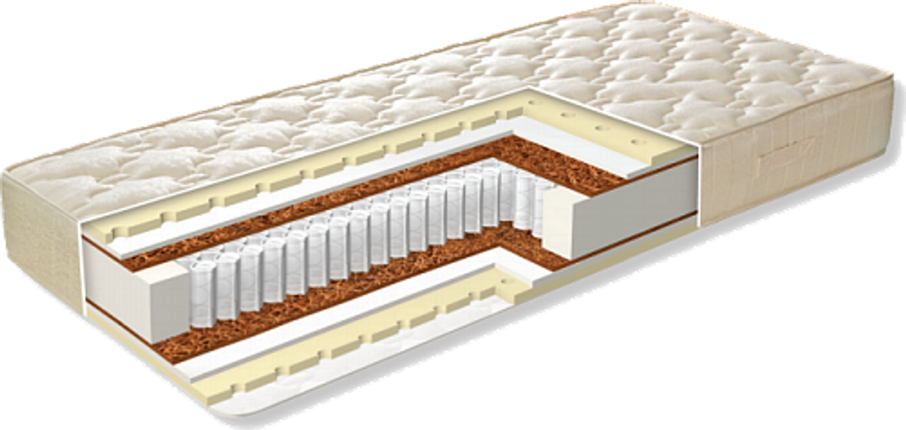 Матрас Актив Моллис Multipocket кокос20+орто20+латекс20