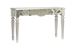Консоль серебряная Garda Decor KFC651 вид спереди
