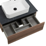 Мебель для ванной со столешницей и накладной раковиной Cezares SLIDER 80 Орех дымчатый SLIDER-800-1C-SO-NA-P