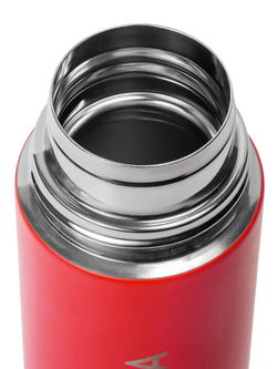 Термос Relaxika 101 (0,5 литра), красный (стикерпак "Альпинизм")