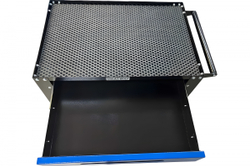 Инструментальная тележка GWT-B6 (6 ящиков, колеса с тормозом, синяя)