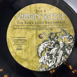 Винтажная виниловая пластинка LP Virgin Steele The Black Light Bacchanalia (Germany 2010)