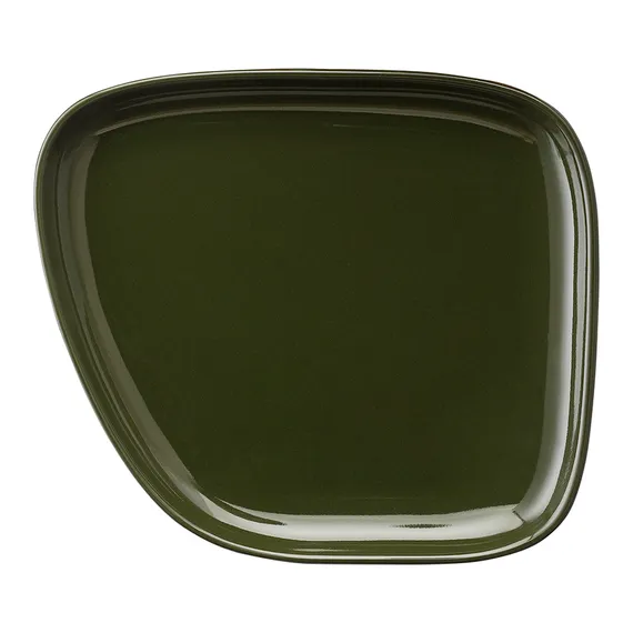 Набор из 4-х сервировочных тарелок на деревянном подносе sorrento