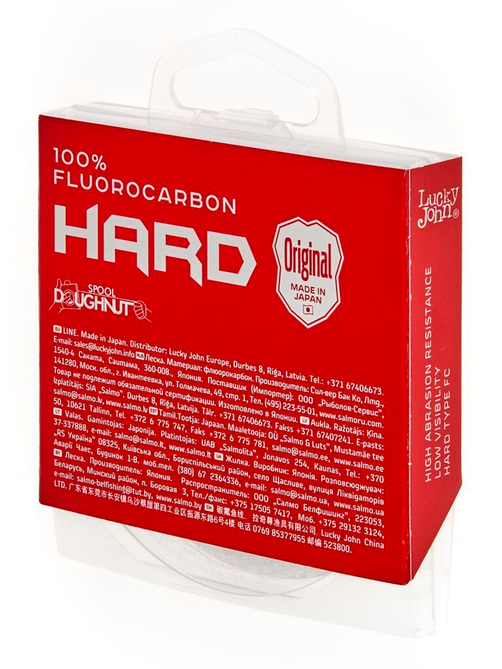 Леска LUCKY JOHN Fluorocarbon Hard 30 м – 0,52 мм