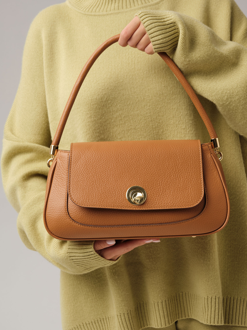 Сумка Deboro 30973 коричневый лист