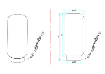 Светильник настольный 1*Е27 2149/09/01T хром Bauers Stilfort