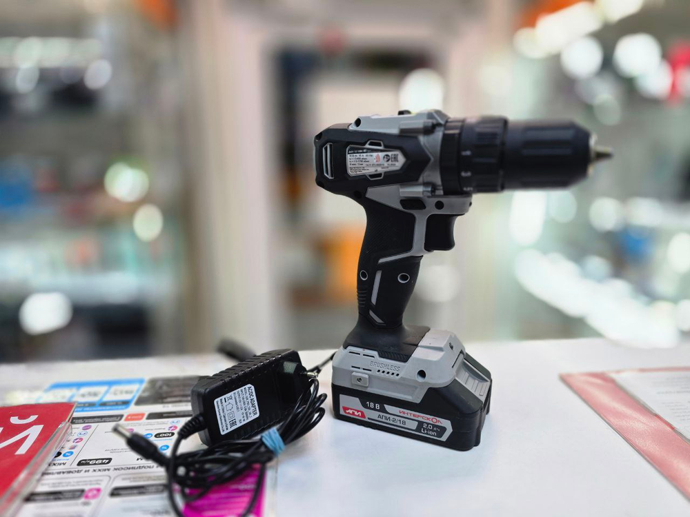 Дрель-шуруповерт Интерскол  дау-13.18в