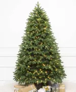 Ель с гирляндой встроенной «Парижанка» (Литая+пвх) 3 м