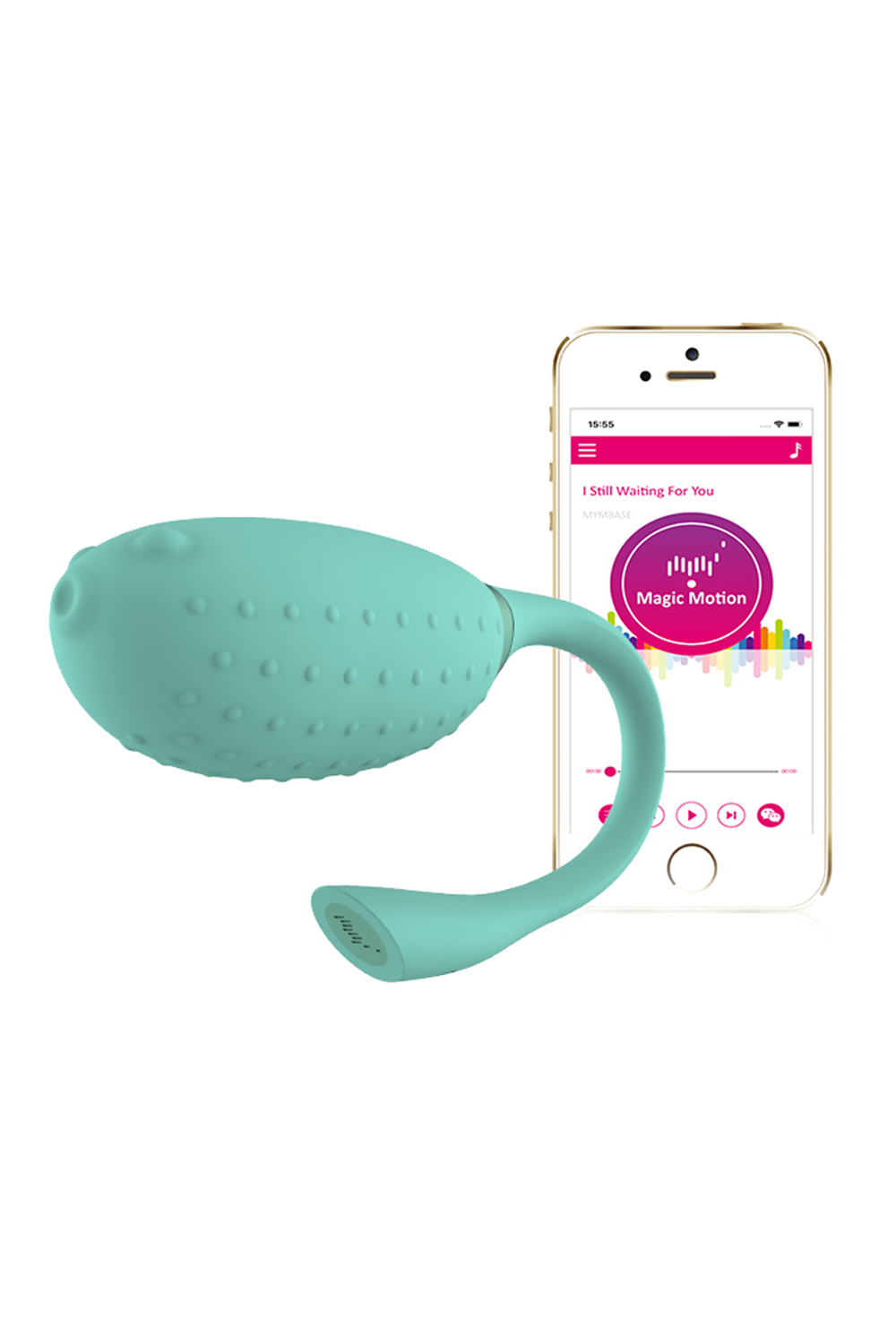 Вибратор и тренажёр Кегеля Magic Fugu зеленый