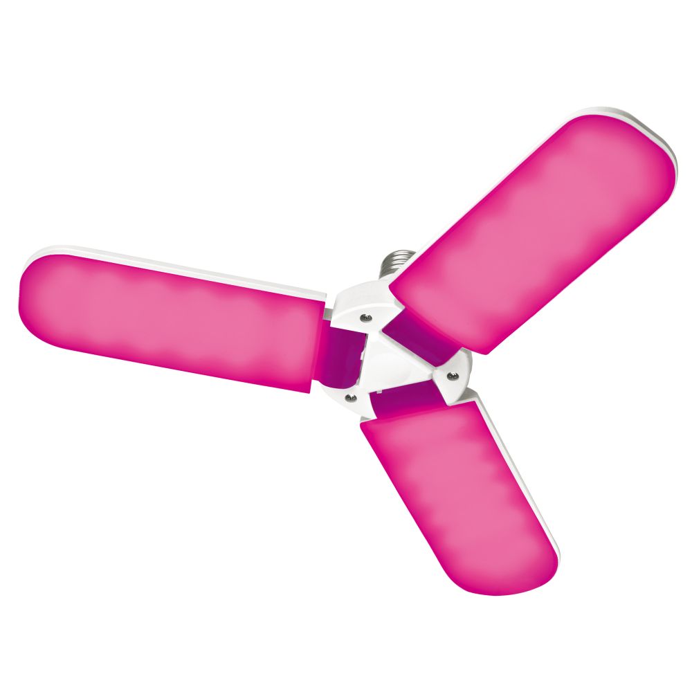 LED-P65-24W-SPSB-E27-FR-P3 PLP32WH Лампа светодиодная для растений. Форма P лепестковая. матовая. Спектр для рассады и цветения. Картон. ТМ Uniel