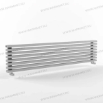 Радиатор WARMMET водяной настенный горизонтальный Luxe 60H (W) СЕРЫЙ RAL7040
