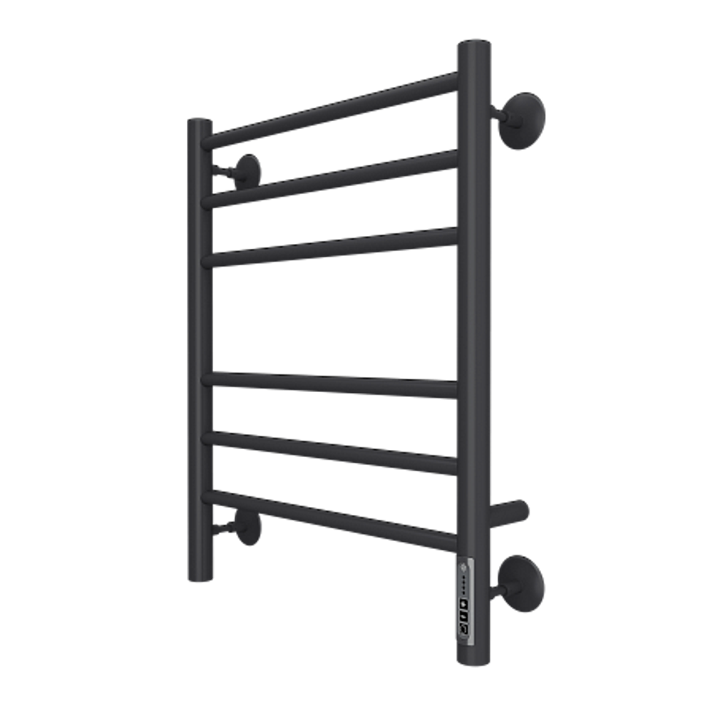 Полотенцесушитель Terminus Аврора П6 450х600 электро КС 9005 матовый ( new встроен диммер)