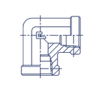 Соединение PS90 BSP 1.1/2" CAST