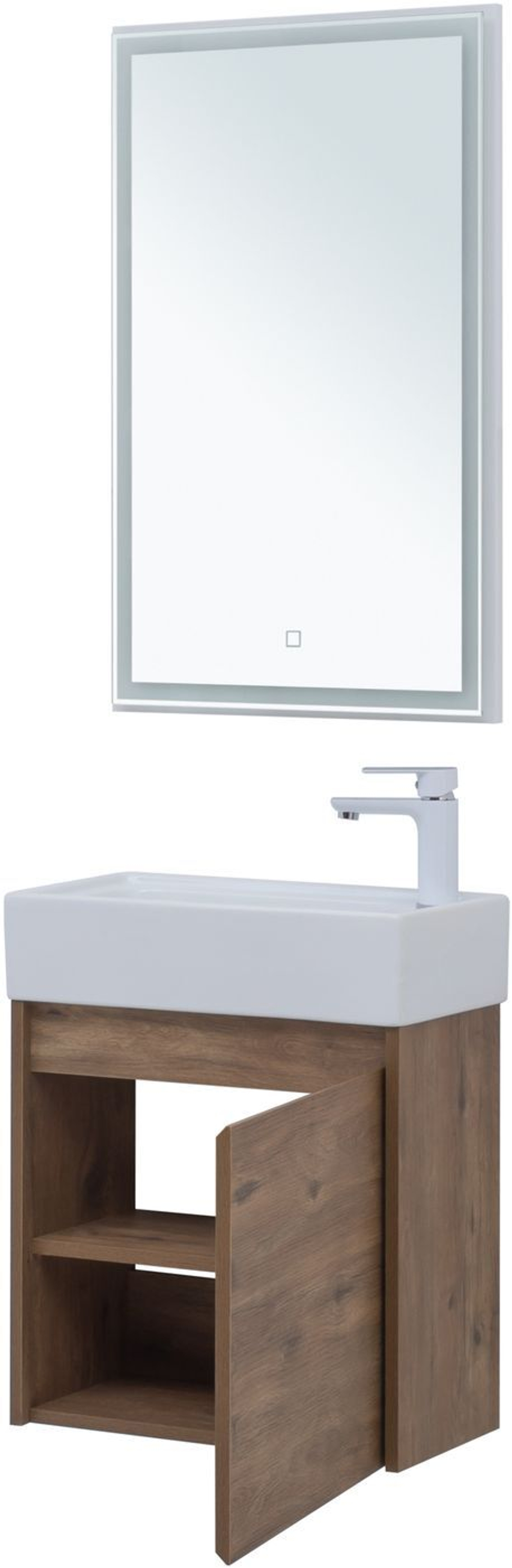 Мебель для ванной Aquanet Nova Lite 50 дуб рустикальный (с дверецей)