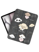 MOSBROS Xing Y1 Series Cover For iPad Air 4/5 10.9”/ Air 11” M2 2024/Air 11” M3 2025 Bear-Black