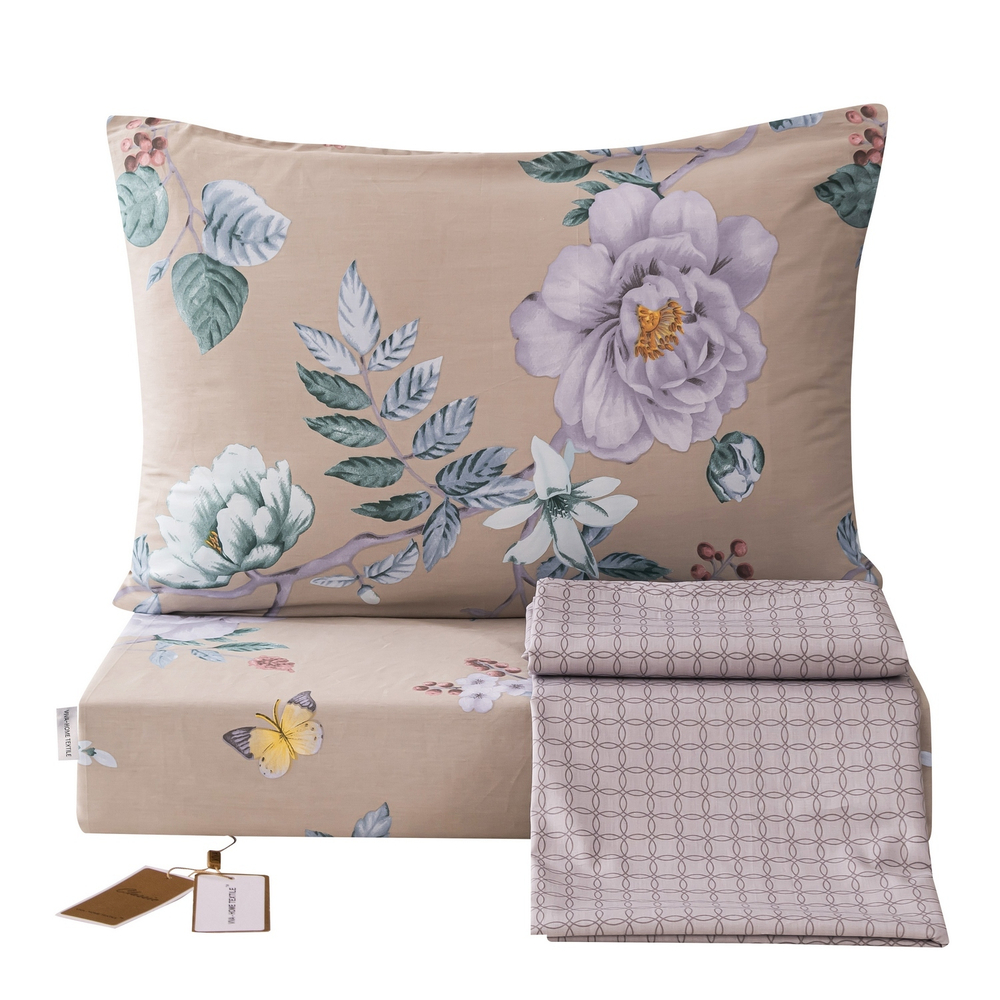 Комплект постельного белья Делюкс Сатин 100% хлопок L611