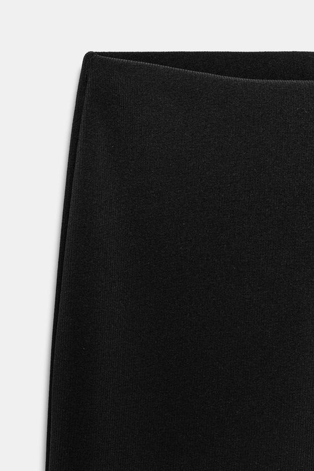 ZARA УКОРОЧЕННЫЕ БРЮКИ СТРЕТЧ, ЧЕРНЫЙ