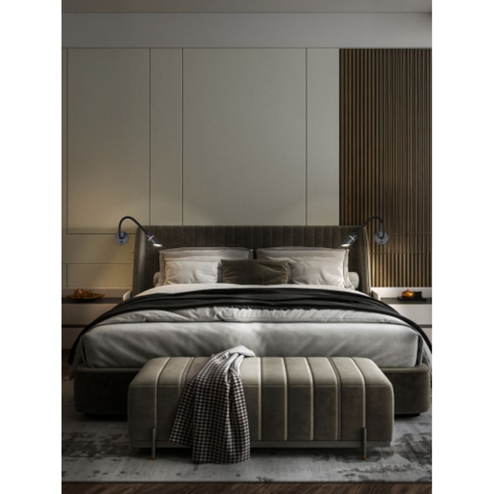 Светильник настенный ЭРА WL47 BK 3000K 3Вт IP20 черный | Настенная подсветка