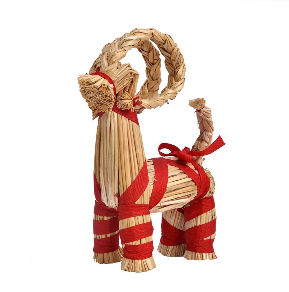 Новогоднее украшение Vintertid (козёл), 15 см, солома